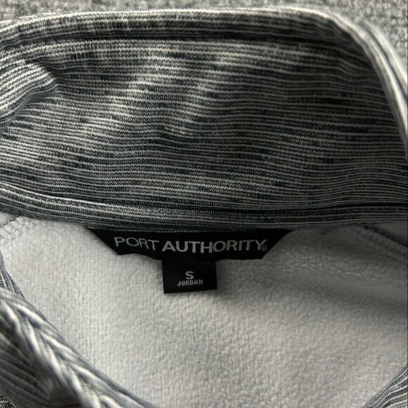 Mercedes Benz Jacket Adults Small Gray Full Zip Fleece Port Authority Mens - Picture 6 of 10